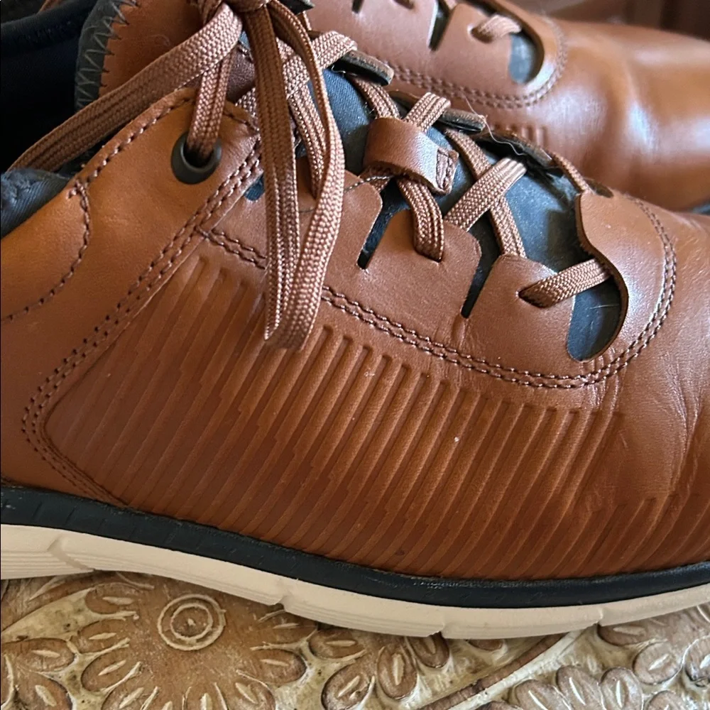 Johnston & Murphy Men's Leather Oxfords Hybrid Size 12M